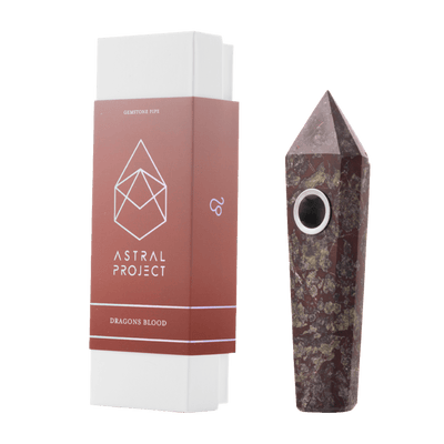 Astral Project Gemstone Hand Pipe - Dragon's Blood