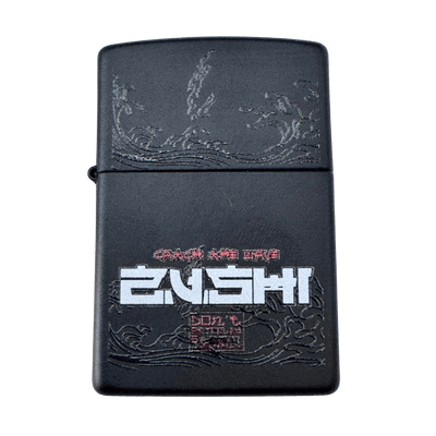 Black Zushi x Zippo Lighter with Butane Torch Insert