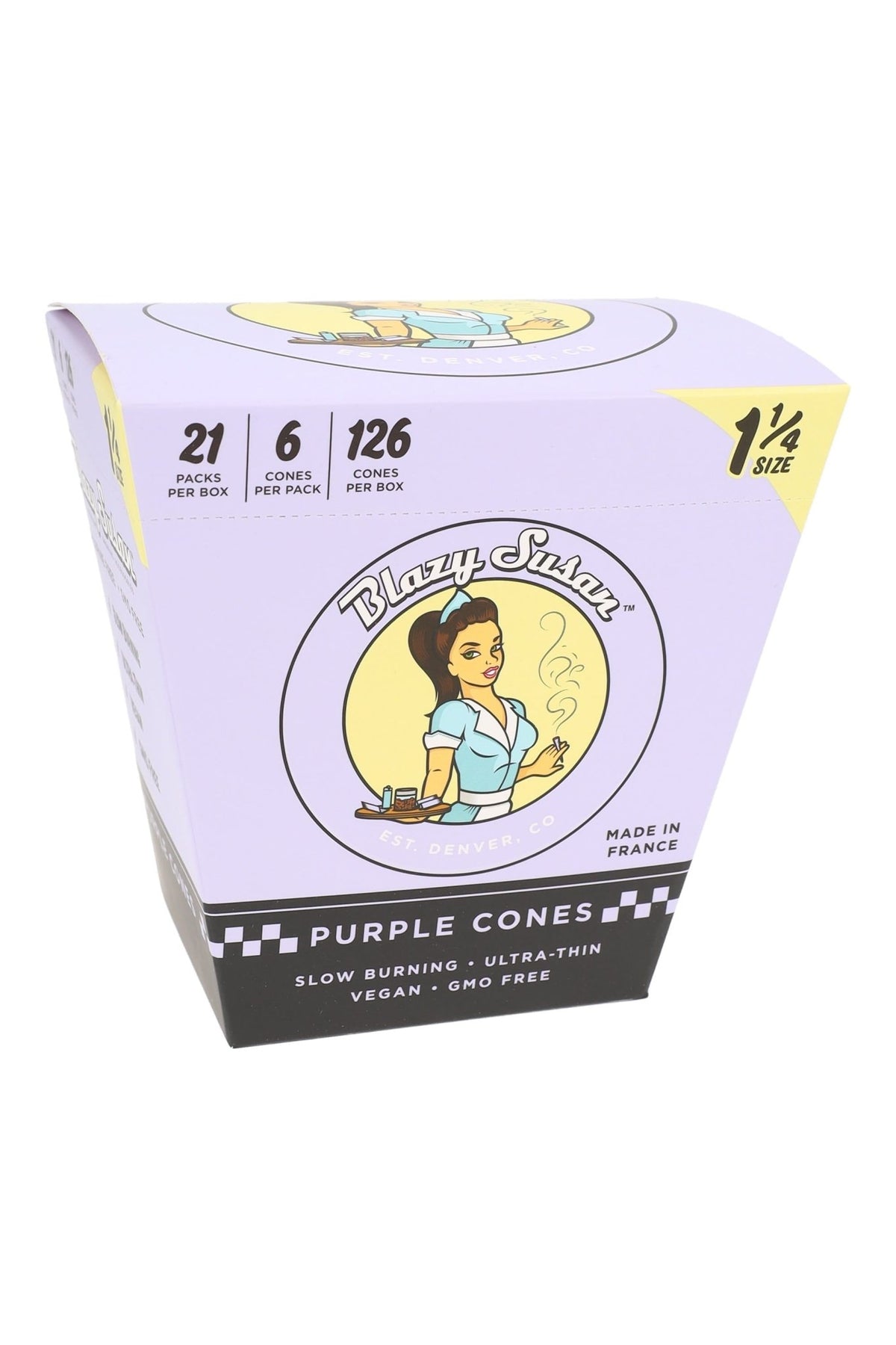 Blazy Susan 1¼ Cones, Box of 21 Packs, Pink or Purple - 1321