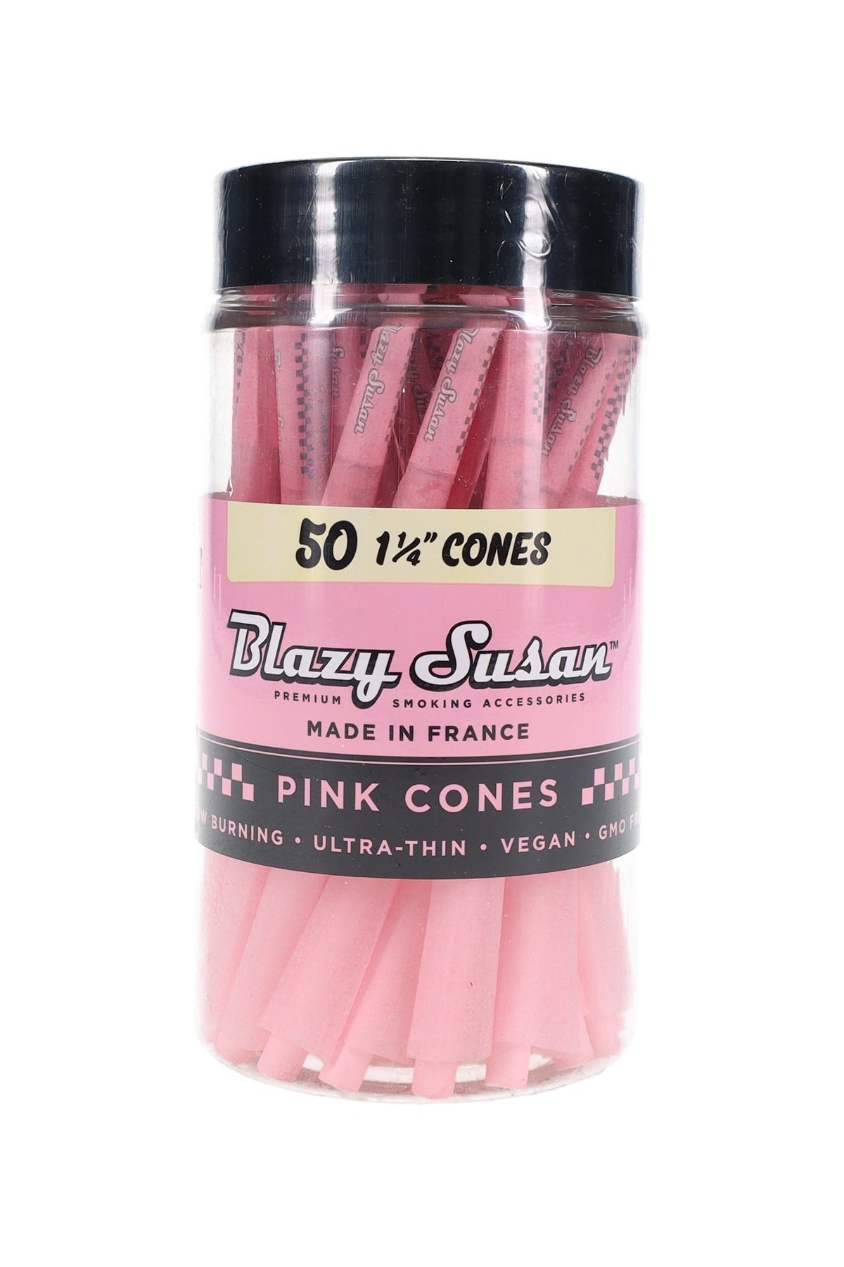 Blazy Susan 1¼ Pink Cones, Jar of 50 - 1321