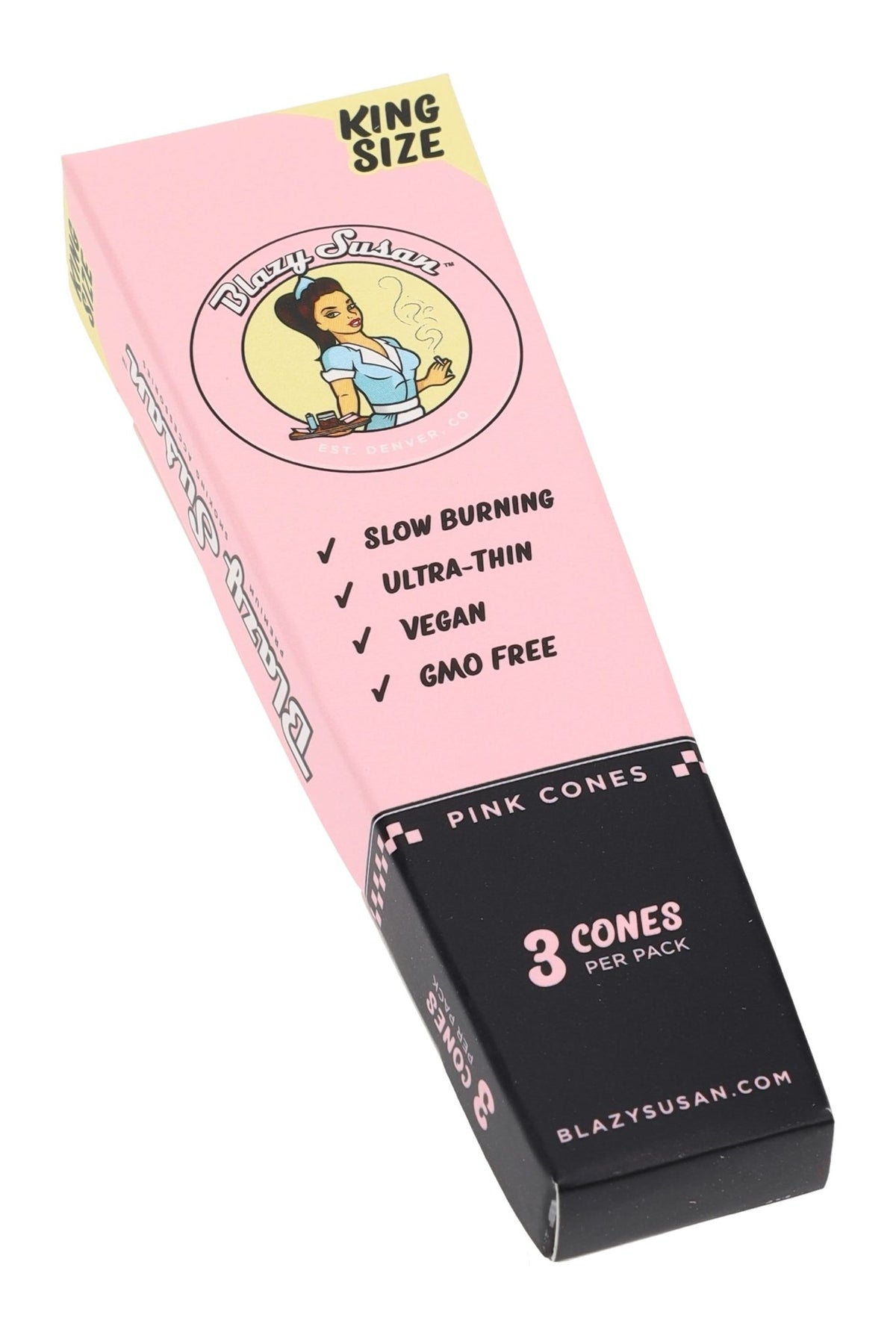 Blazy Susan King Size Cones, Box of 21 Packs of 3 - 1321