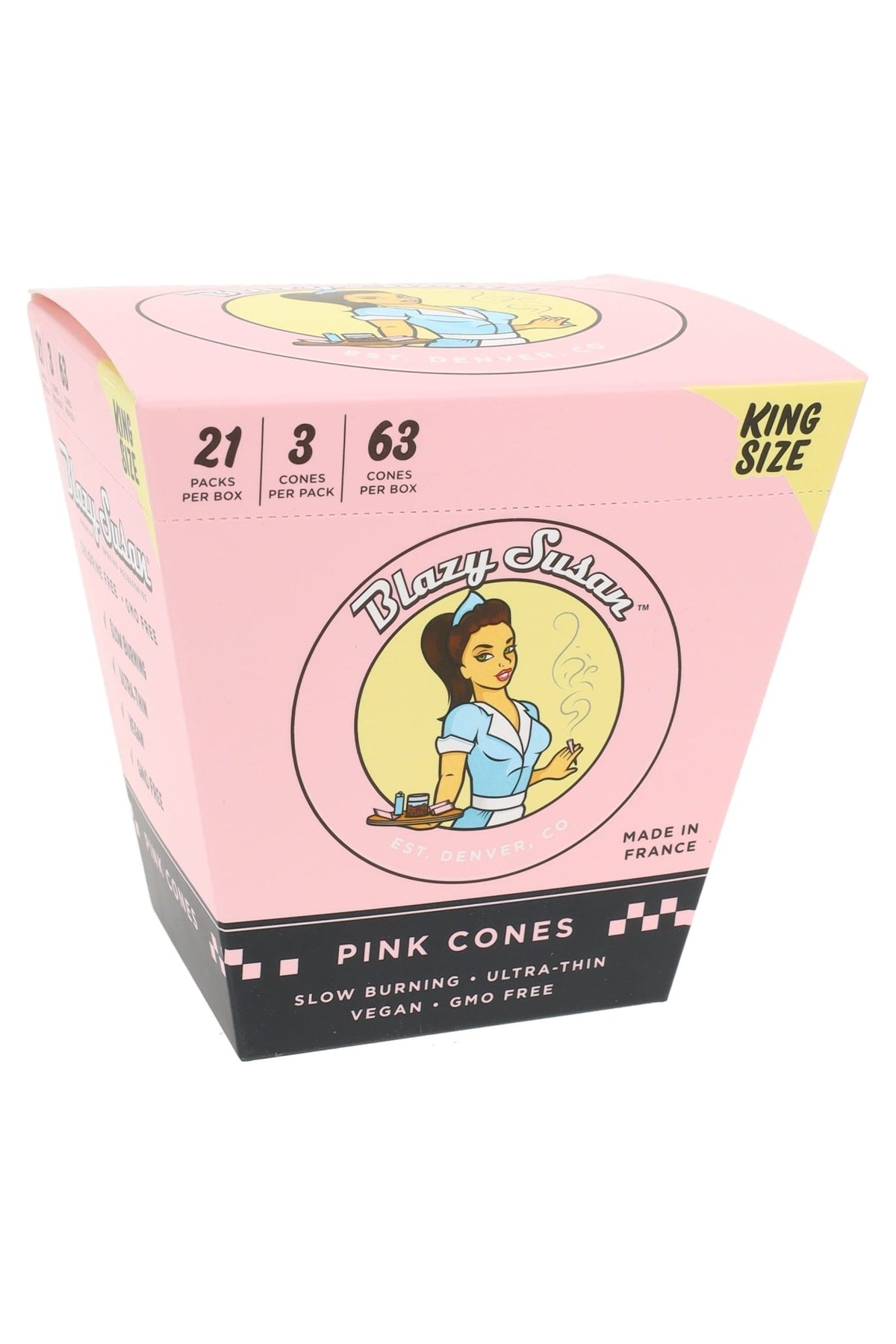 Blazy Susan King Size Cones, Box of 21 Packs of 3 - 1321