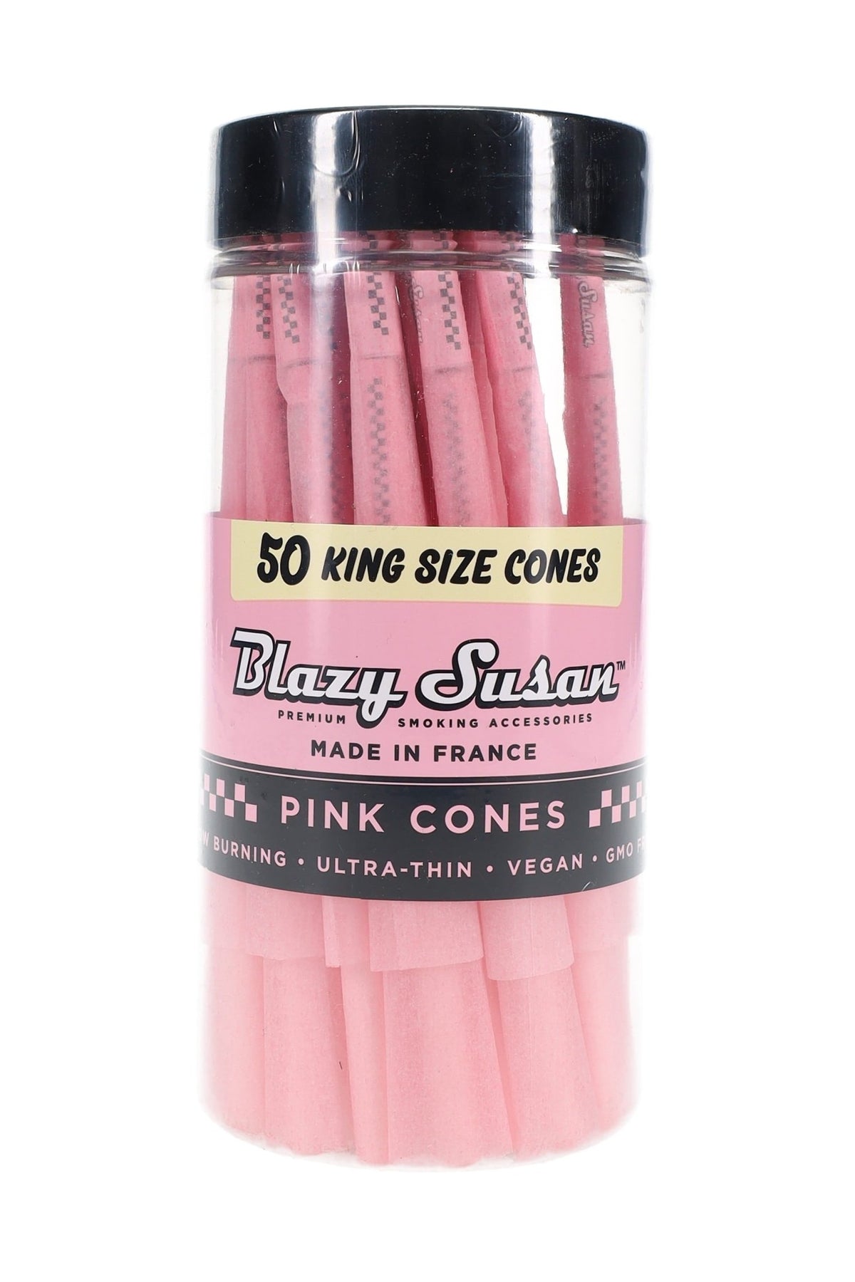 Blazy Susan King Size Pink Cones, Jar of 50 - 1321