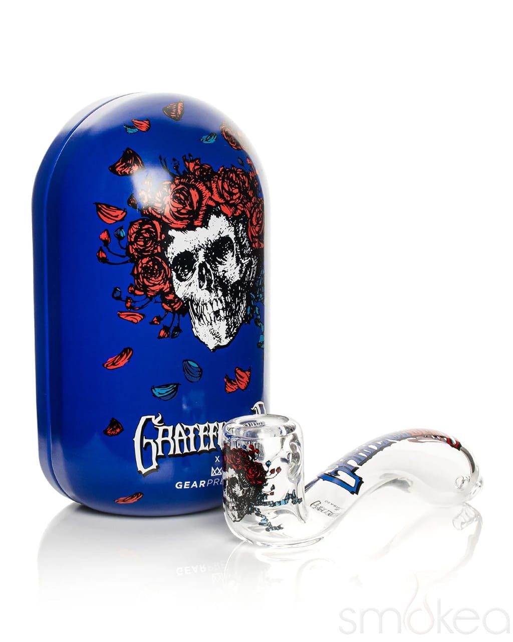 GEAR Premium x Grateful Dead Bertha Sherlock Pipe in Collectible Tin - 1321