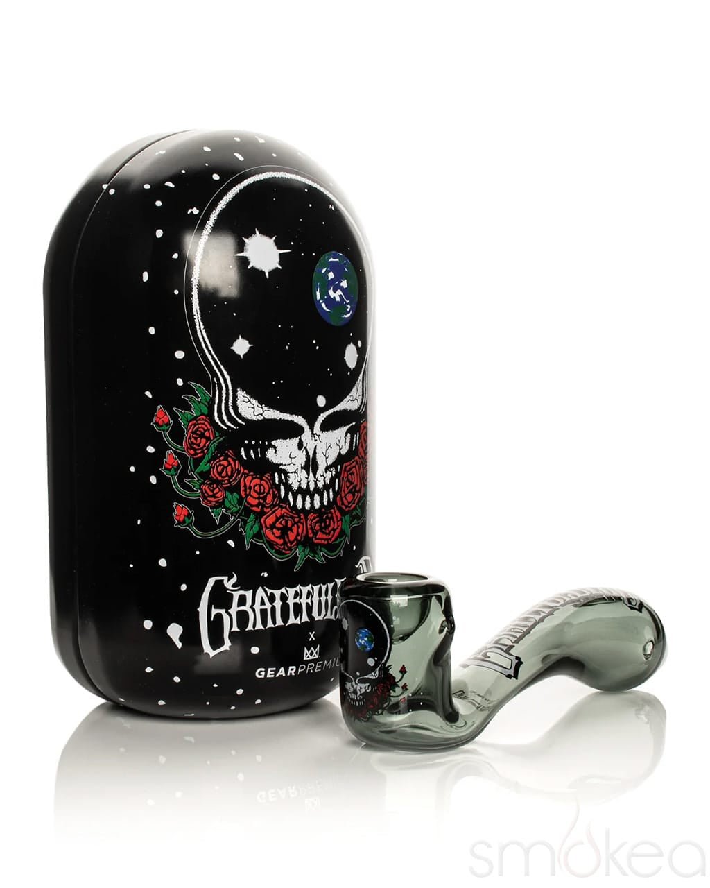 GEAR Premium x Grateful Dead Space Your Face Sherlock Pipe in Collectible Tin - 1321