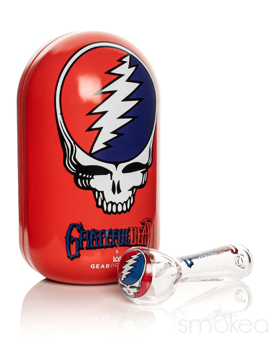 GEAR Premium x Grateful Dead Steal Your Face Spoon Pipe in Collectible Tin - 1321