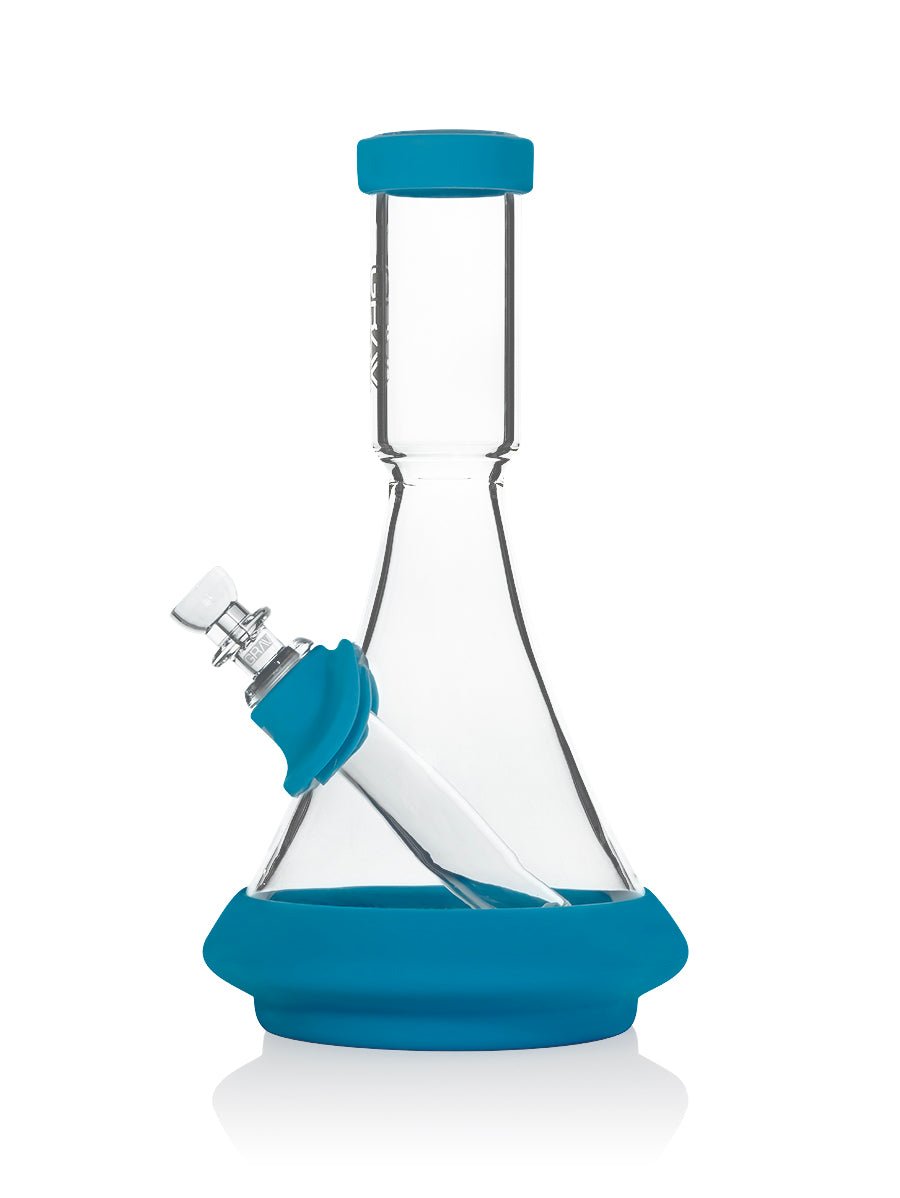 GRAV Deco Beaker Bong With Silicone Accents - 1321