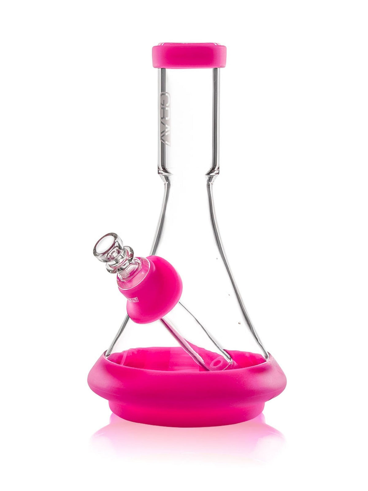 GRAV Deco Beaker Bong With Silicone Accents - 1321