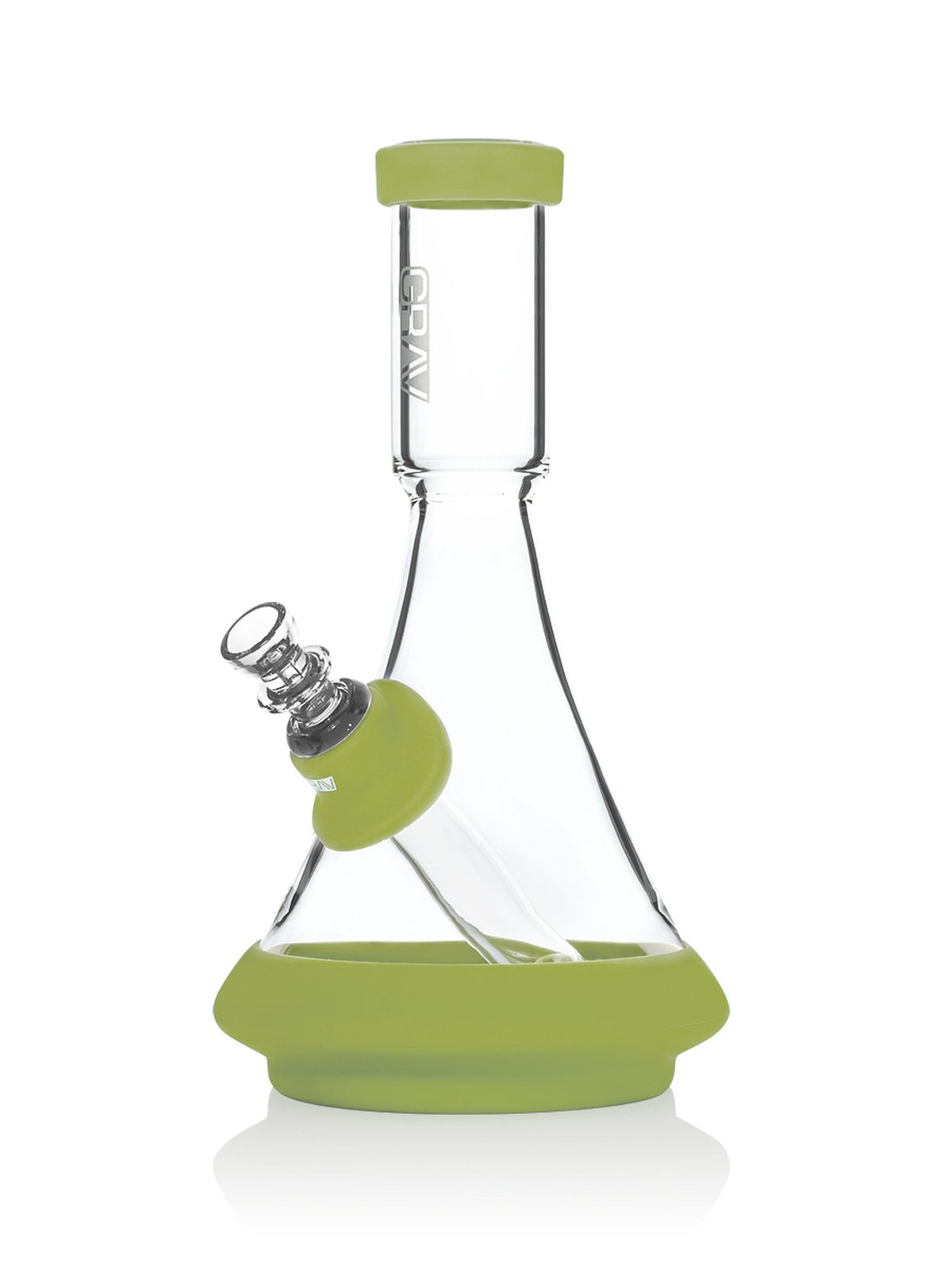 GRAV Deco Beaker Bong With Silicone Accents - 1321