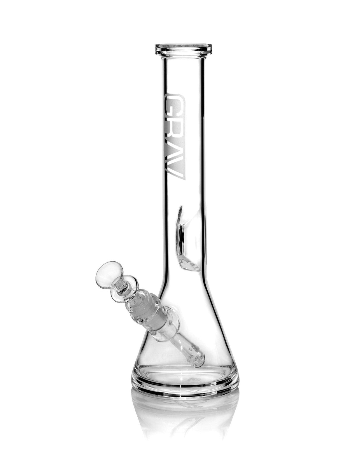 GRAV Medium Beaker Base Water Pipe, Clear - 1321
