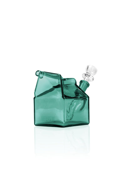 GRAV Milk Carton Bubbler - Lake Green