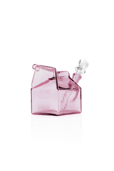 GRAV Milk Carton Bubbler - Pink