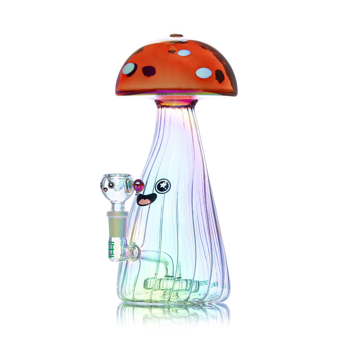 Hemper Trippy Shroom Glass Water Pipe - 1321