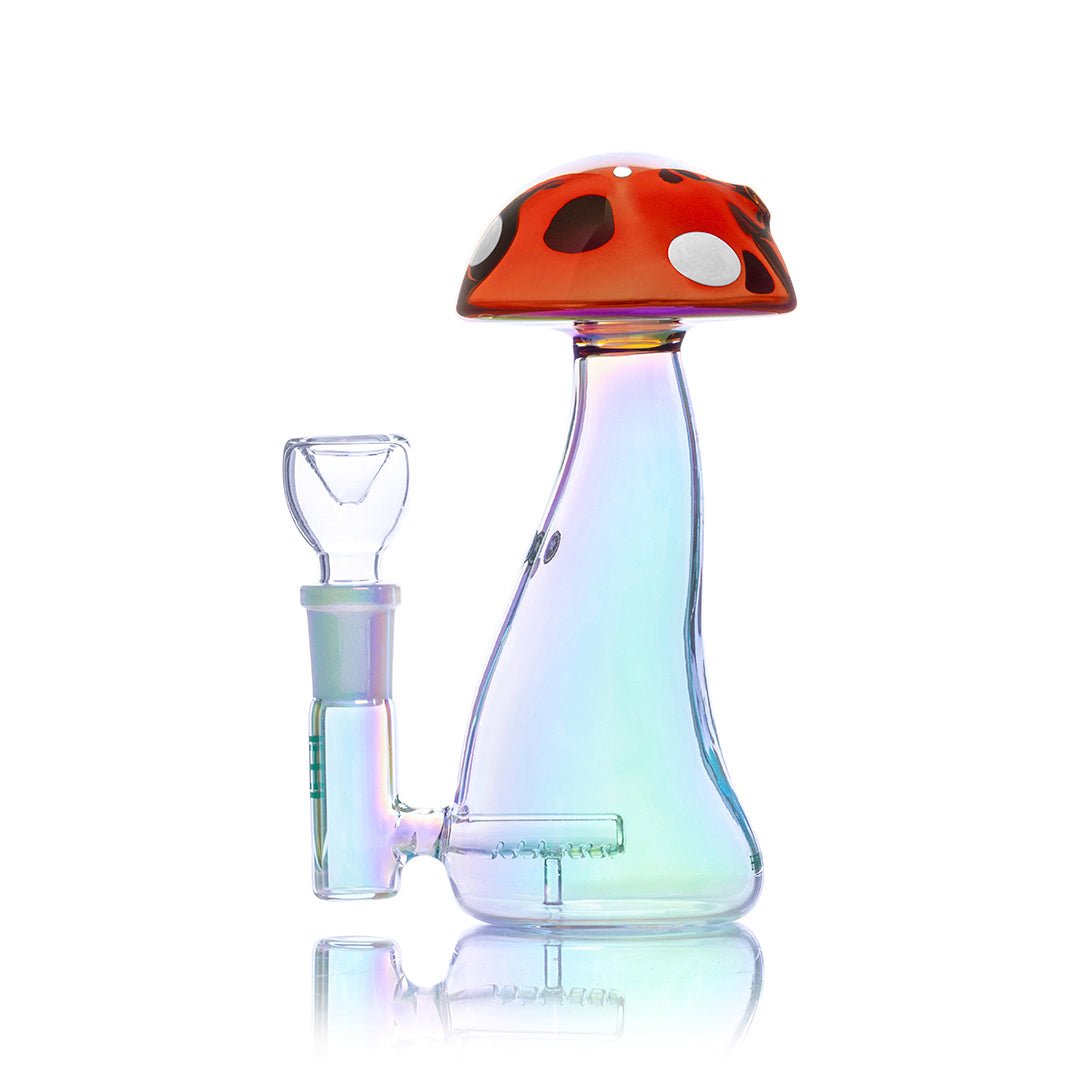 Hemper Trippy Shroom Glass Water Pipe - 1321