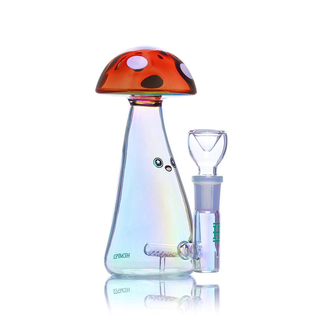 Hemper Trippy Shroom Glass Water Pipe - 1321
