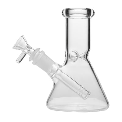 Human Grade 6" Beaker Water Pipe - Clear