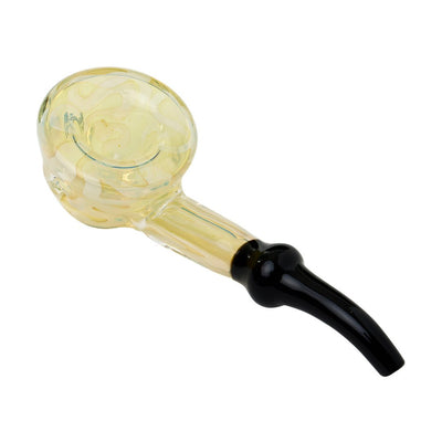 Human Grade Fleur Hand Pipe - Silver Fume