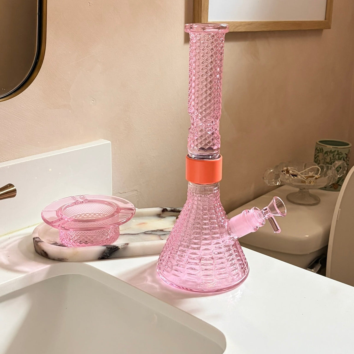 Jane West x Prism Modular Water Pipe, Pink - 1321