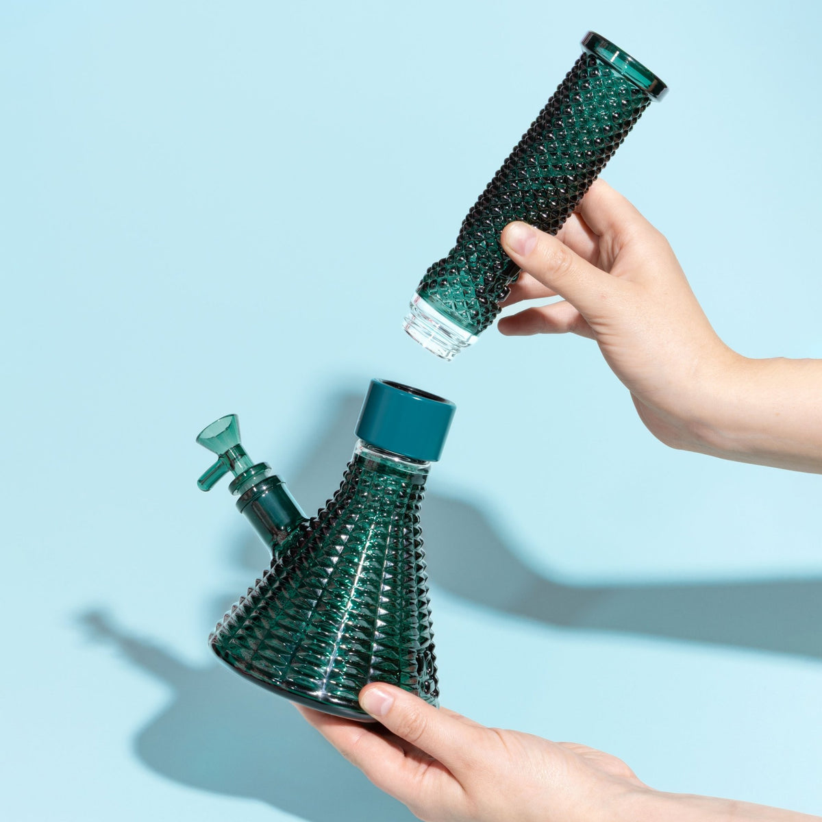 Jane West x Prism Modular Water Pipe, Teal - 1321