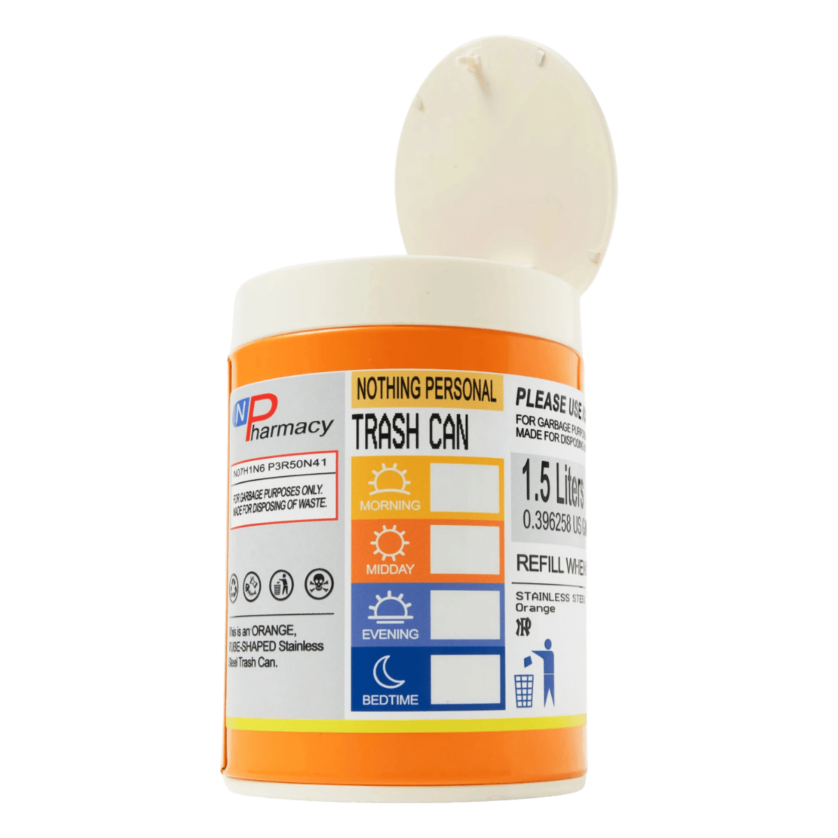 Prescription Trash Can by Nothing Personal - 1321