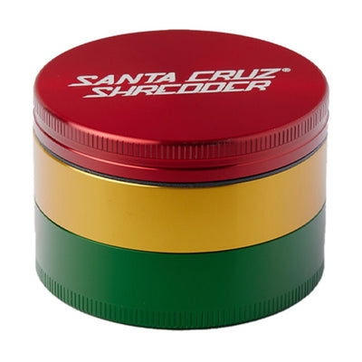 Santa Cruz Shredder Large 3-Piece Grinder - Rasta