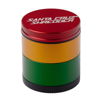 Santa Cruz Shredder Medium 4-Piece Grinder - Rasta