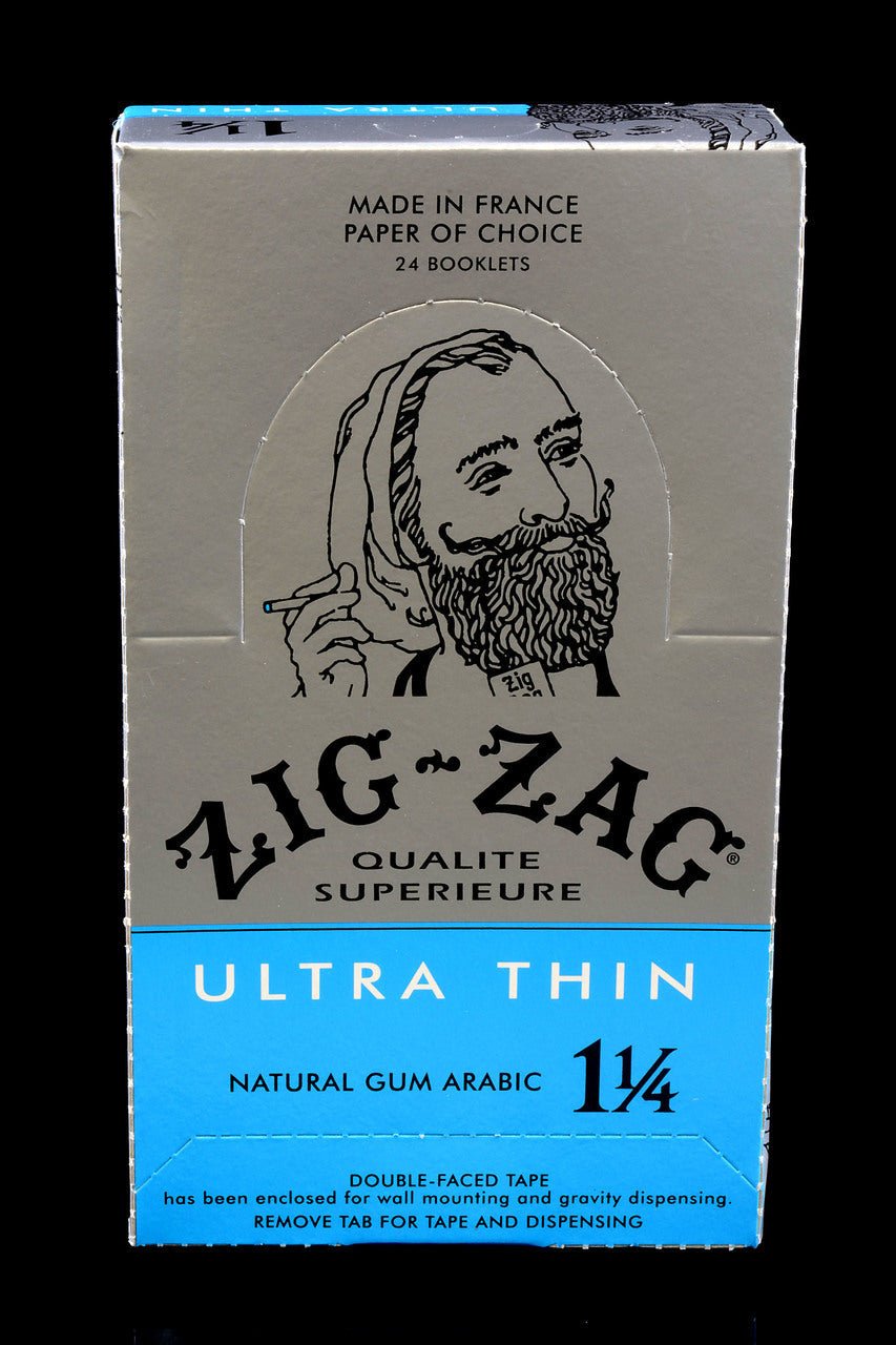 Zig-Zag Ultra Thin 1¼ Rolling Papers, Box of 24 Booklets - 1321