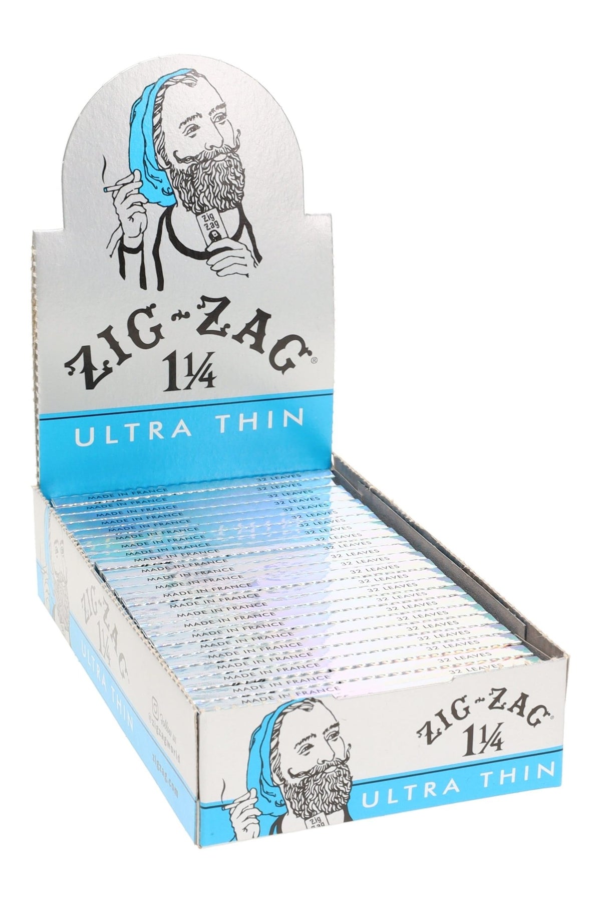 Zig-Zag Ultra Thin 1¼ Rolling Papers, Box of 24 Booklets - 1321
