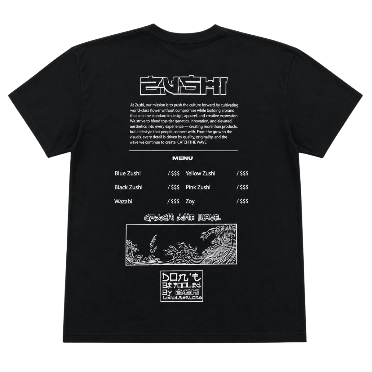 Zushi Menu Tee - 1321