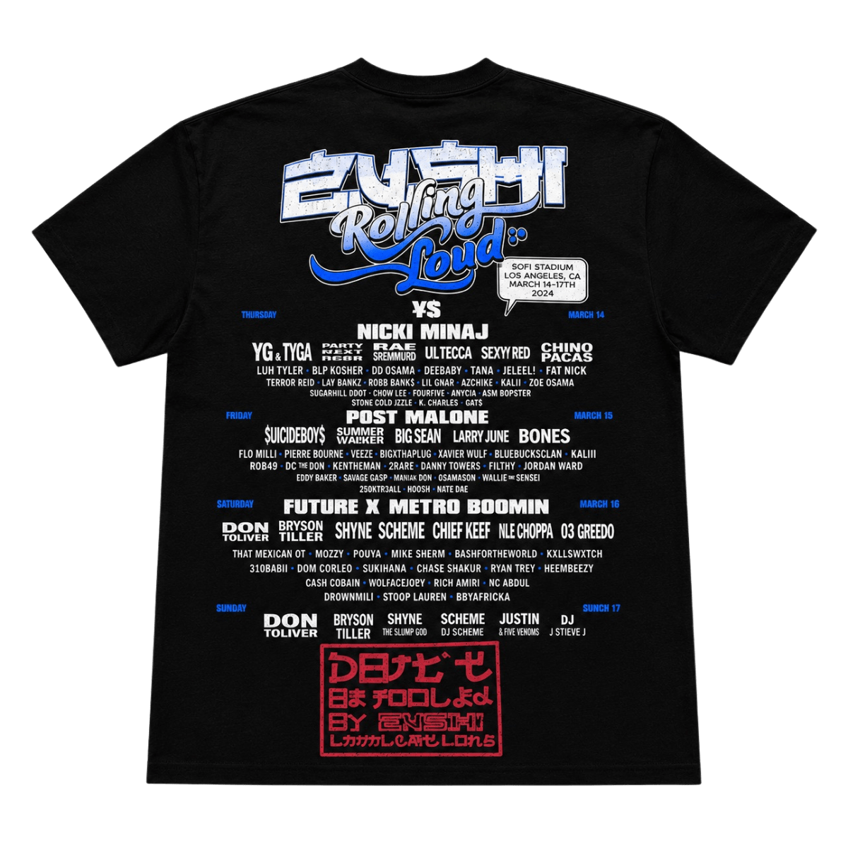 Zushi Rolling Loud 2024 Tee - 1321