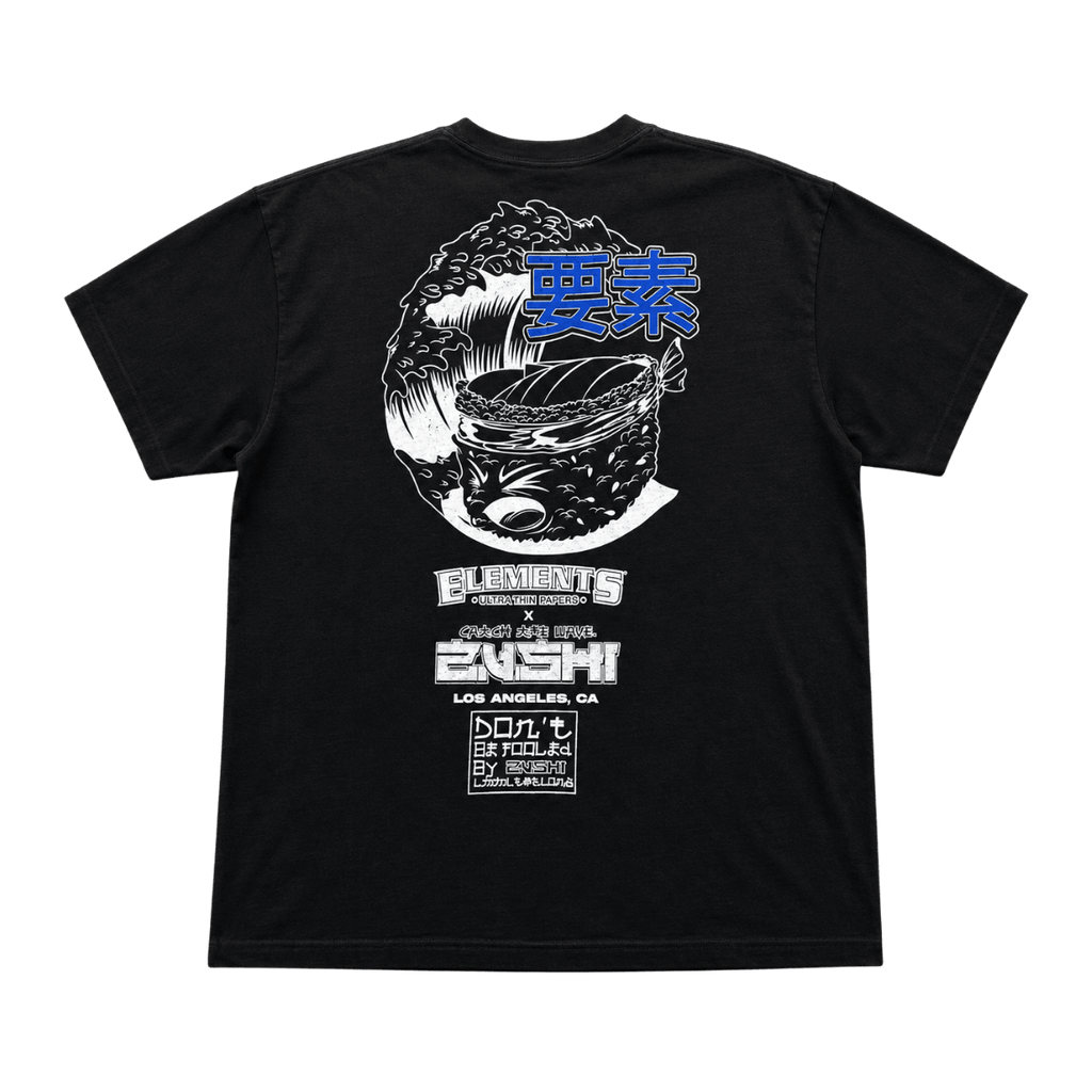 Zushi x Elements Tee (Black Chopsticks) - 1321