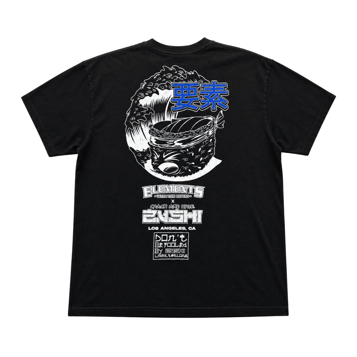 Zushi x Elements Tee (Black Chopsticks) - 1321